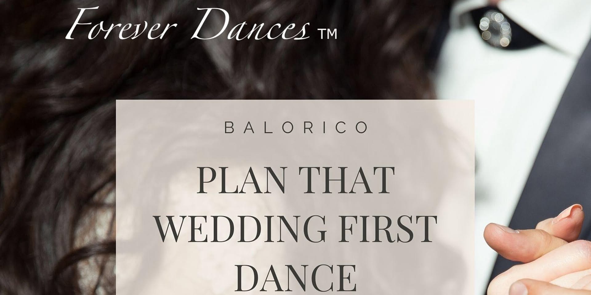 Wedding First Dance planning & lesson