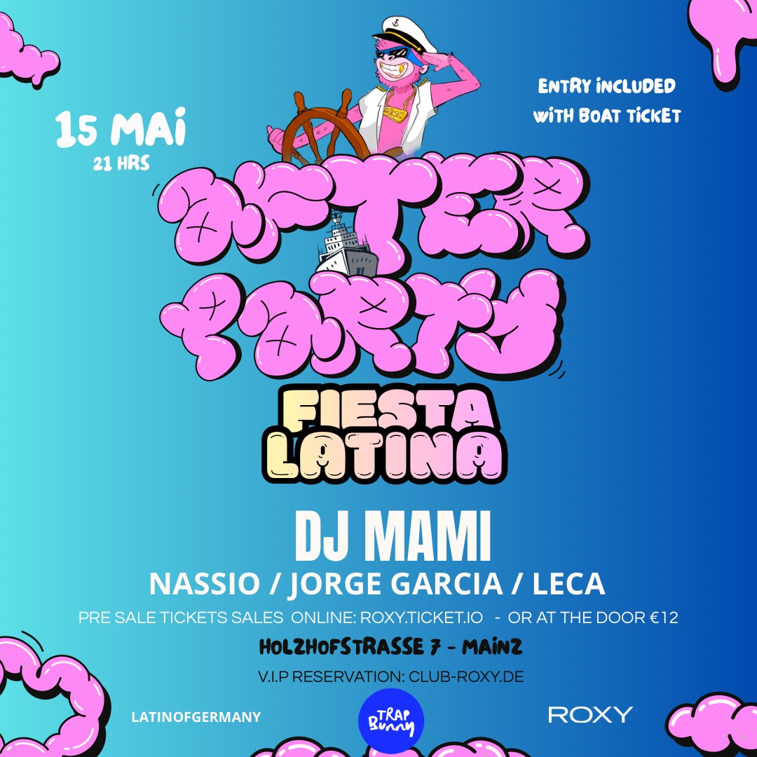 Fiesta Latina After Party Boat