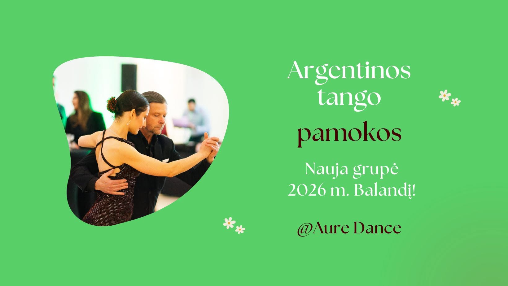 Argentinietiškas tango Pamokos pradedantiesiems Vilniuje