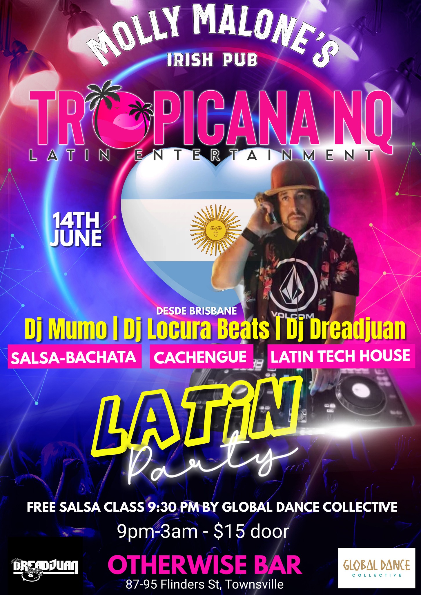 TROPICANA NQ - LATIN PARTY @ OTHERWISE BAR