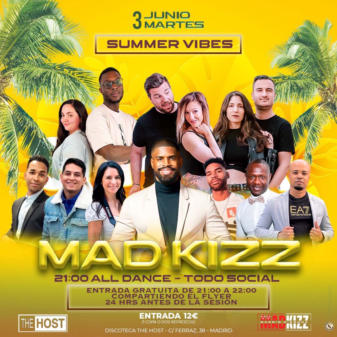 ★ MAD KIZZ ★ 3 Junio 2025 ★ The Host ★