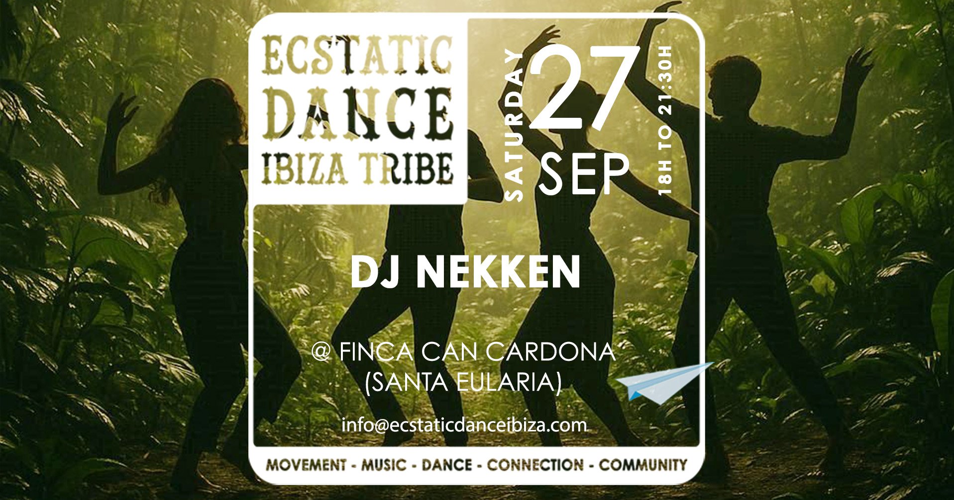 ECSTATIC DANCE IBIZA DJ NEKKEN