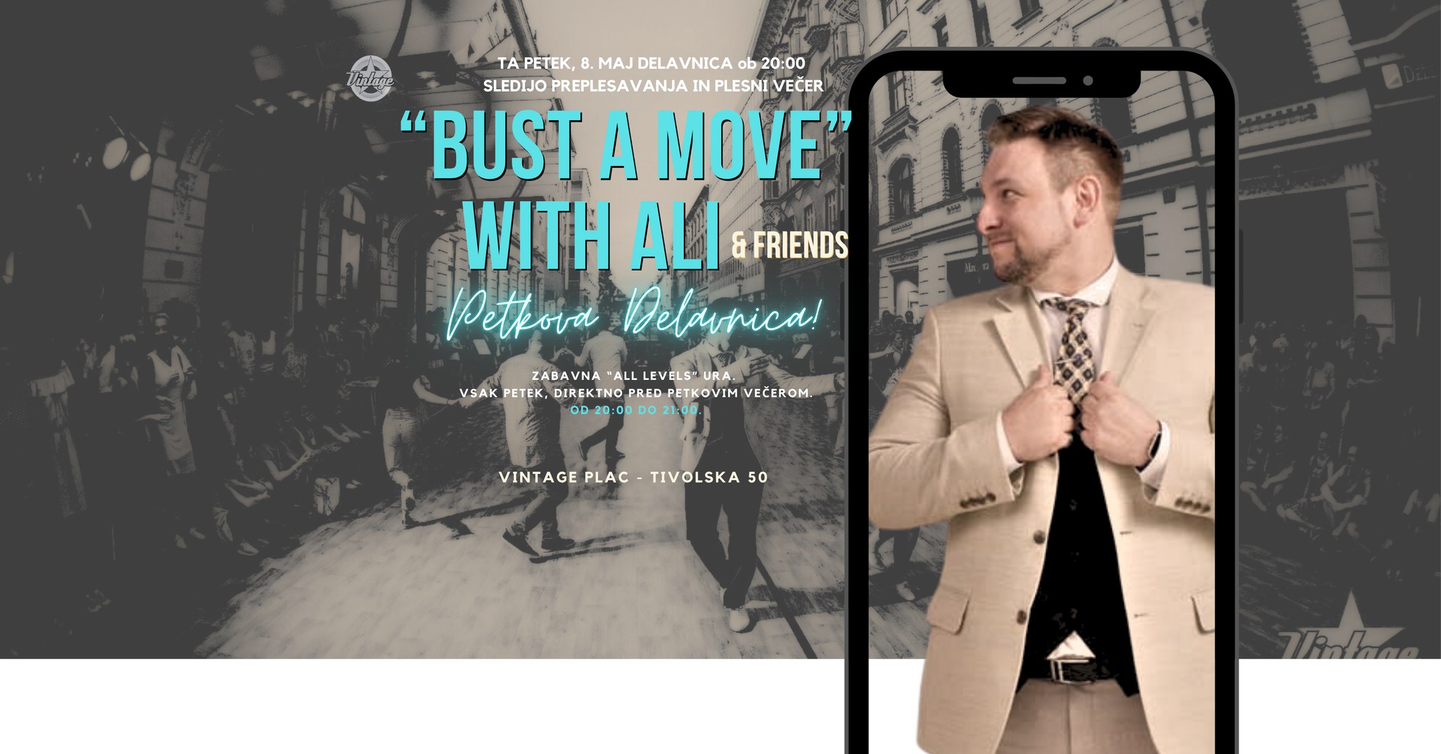 BUST A MOVE with ALI - petkova swing delavnica