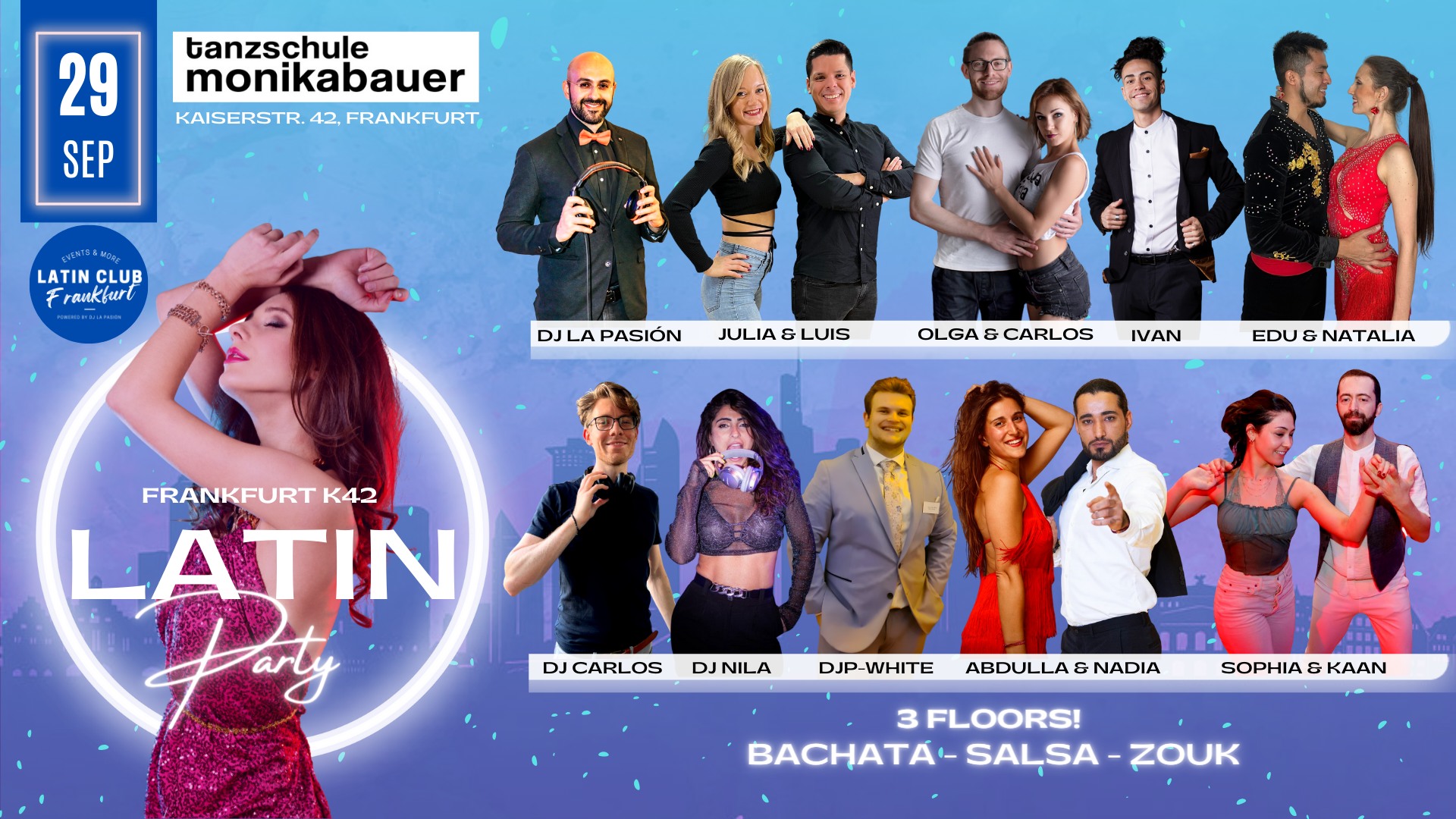 ★ Latin Party K42 ★ Frankfurt - 3 Floors!