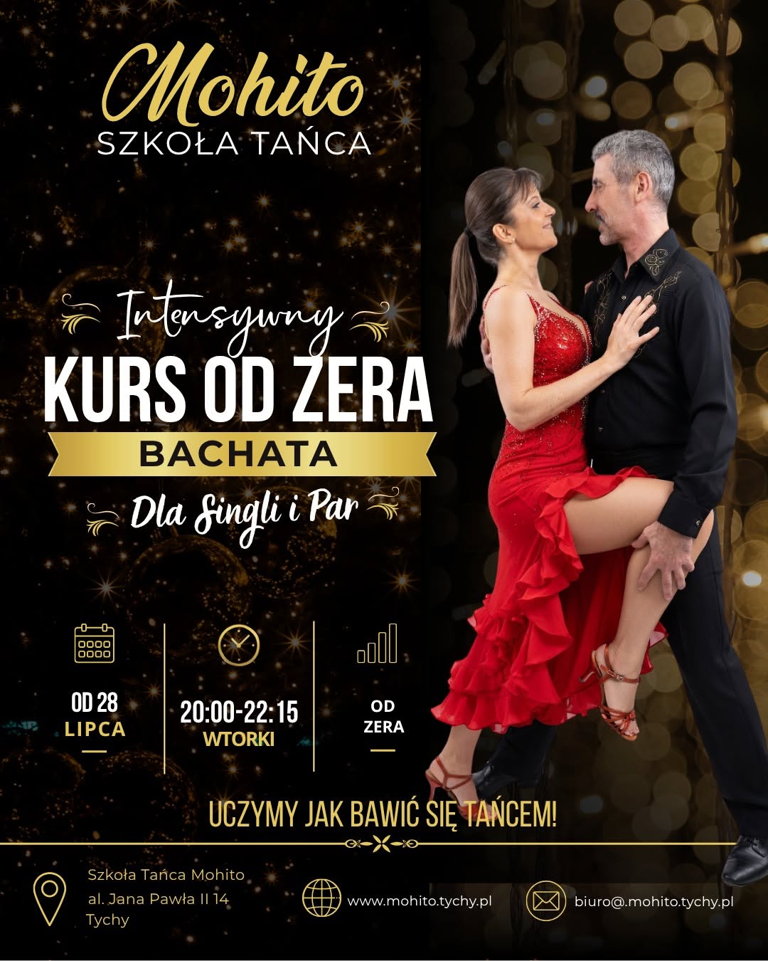 Kurs od zera dla Singli i Par: Bachata Moderna!