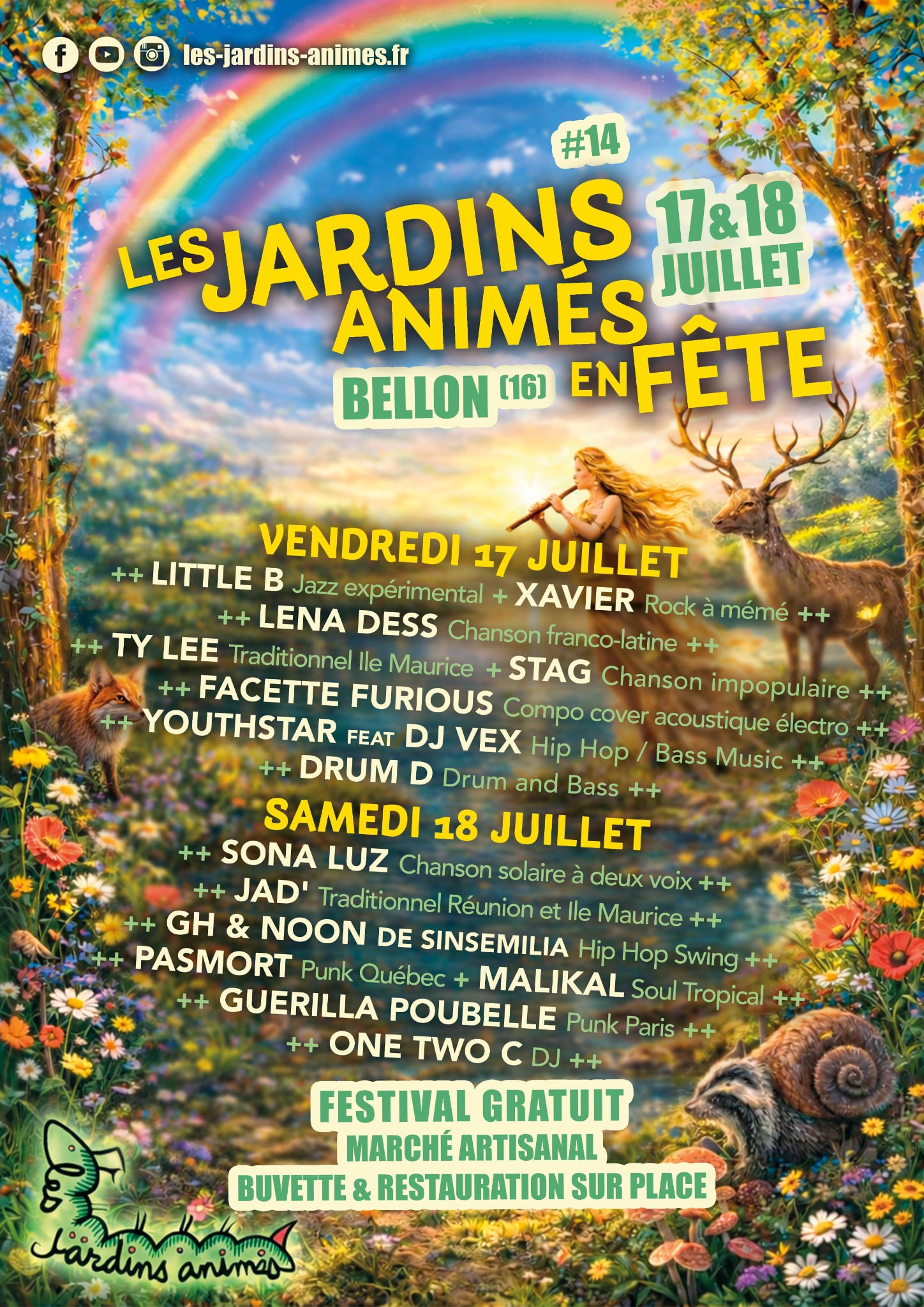 Festival les jardins animés