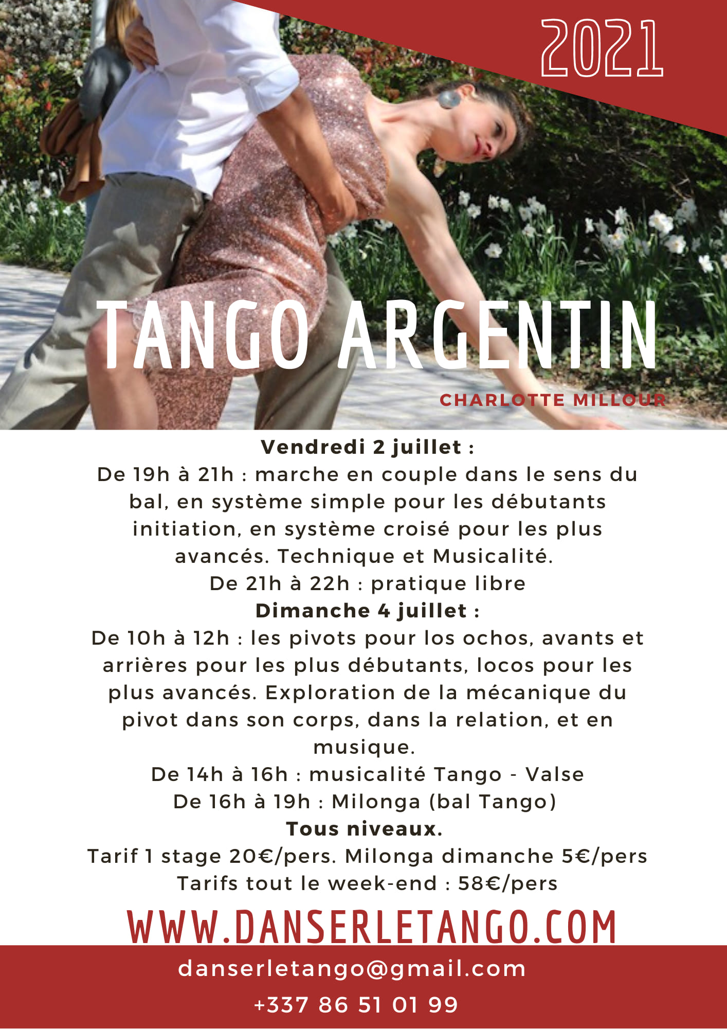 Stage Tango à Mortagne-au-Perche