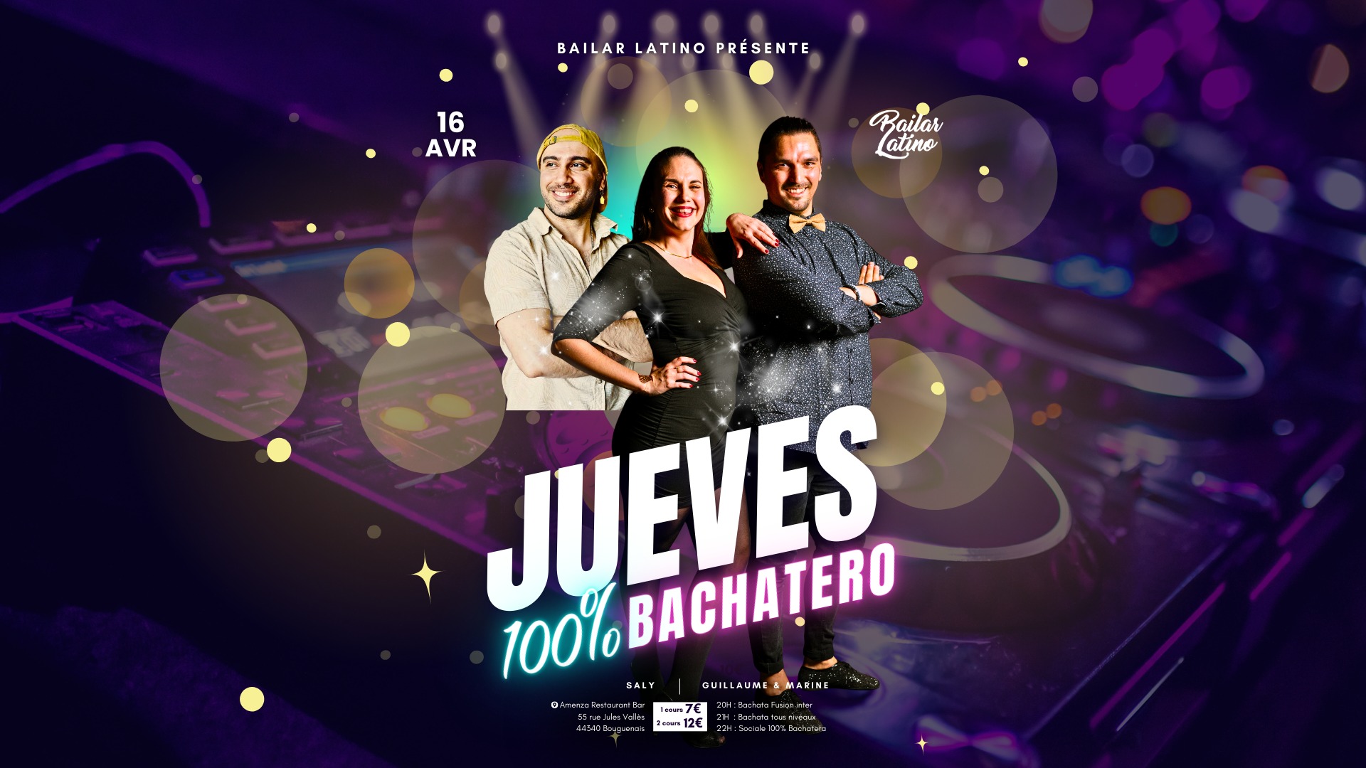 💜 JUEVES 100% BACHATA 💜 #09 by Bailar Latino & Amenza
