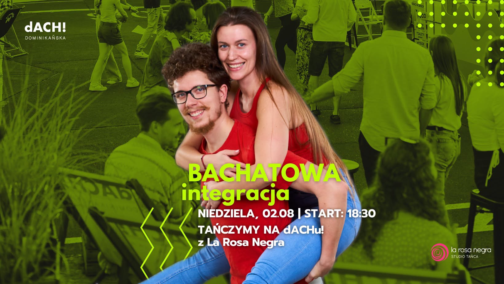BACHATOWA INTEGRACJA: potańcówka na dACHu Dominikańska z Mariuszem&Kamilą!