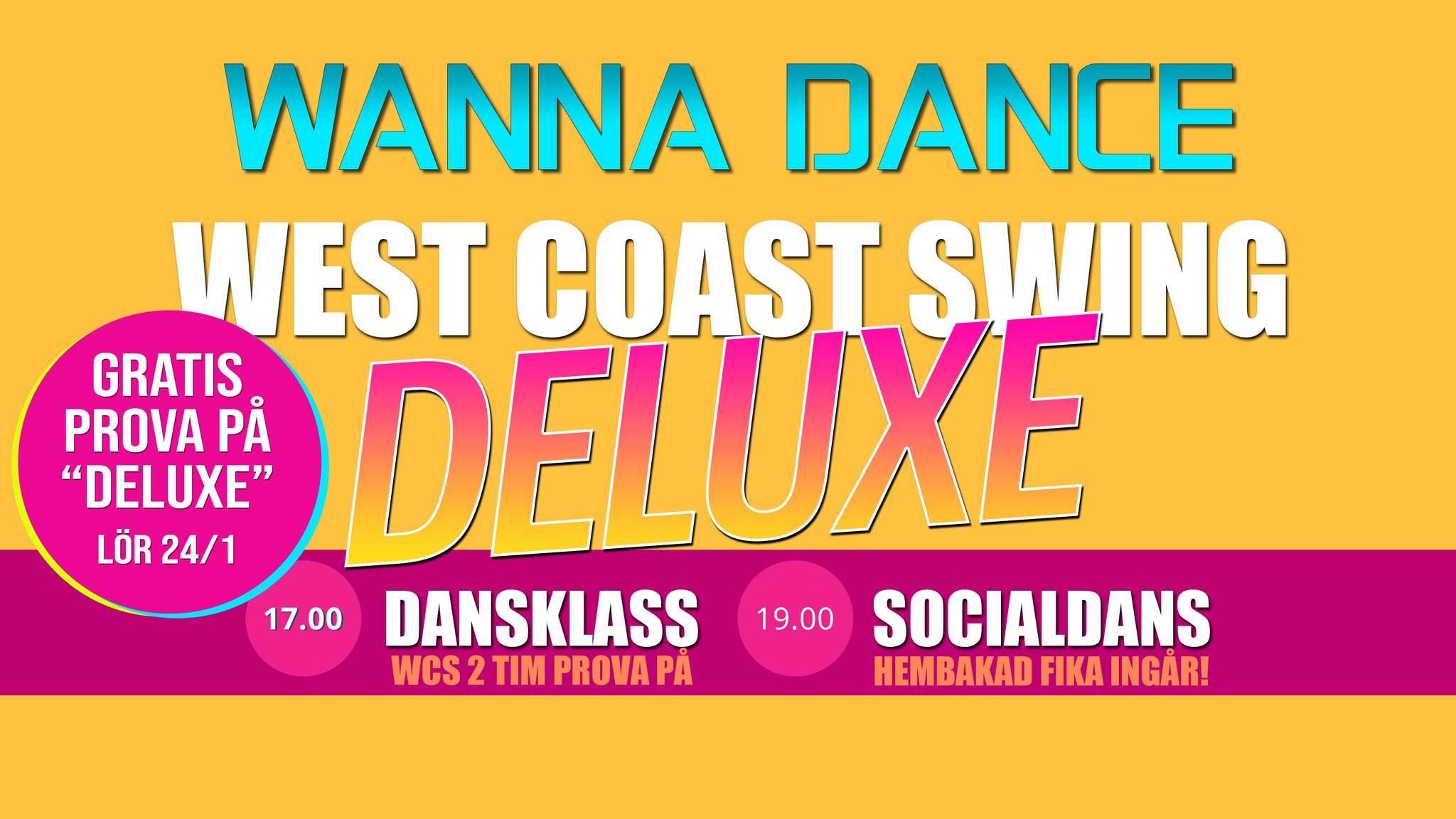 West Coast Swing Workshop & Socialdans