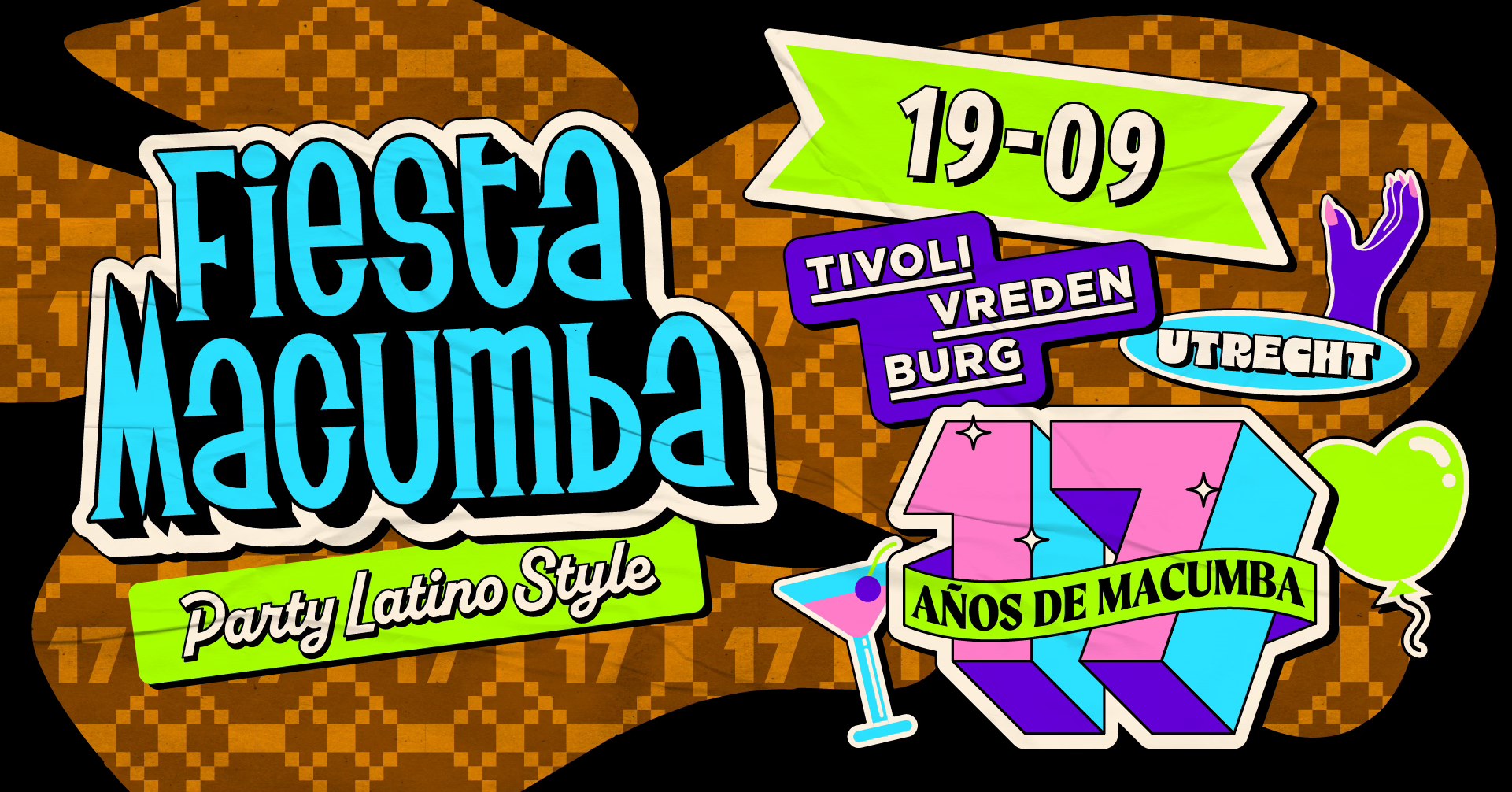 Fiesta Macumba '17 Años de Macumba' 🎂 TivoliVredenburg Utrecht