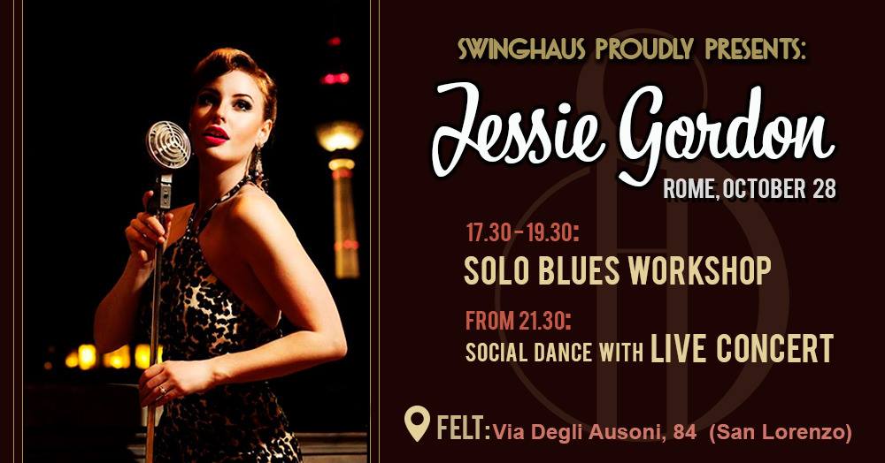 Solo Blues Workshop + Live Concert with Jessie Gordon@FELT