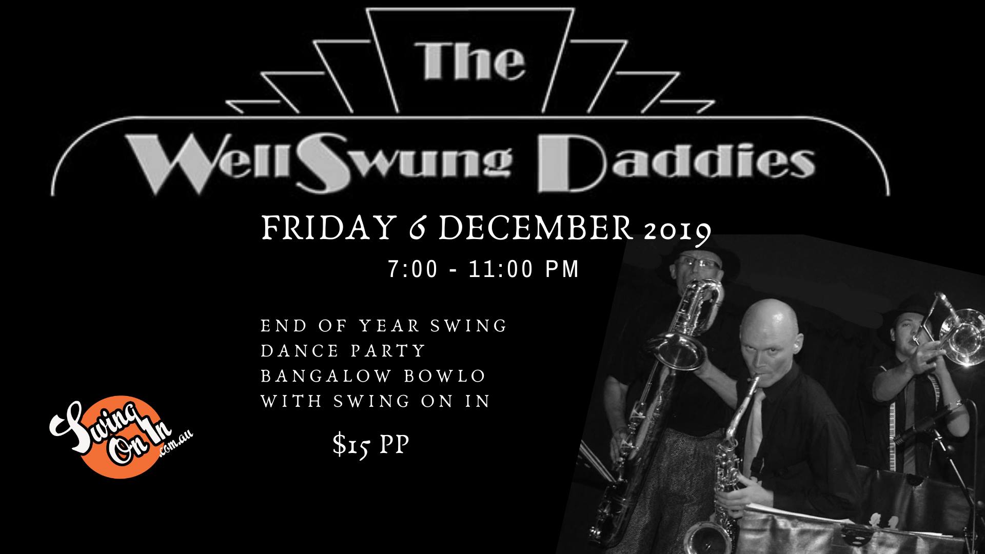 End of Year SWING Dance Party with The Well Swung Daddies