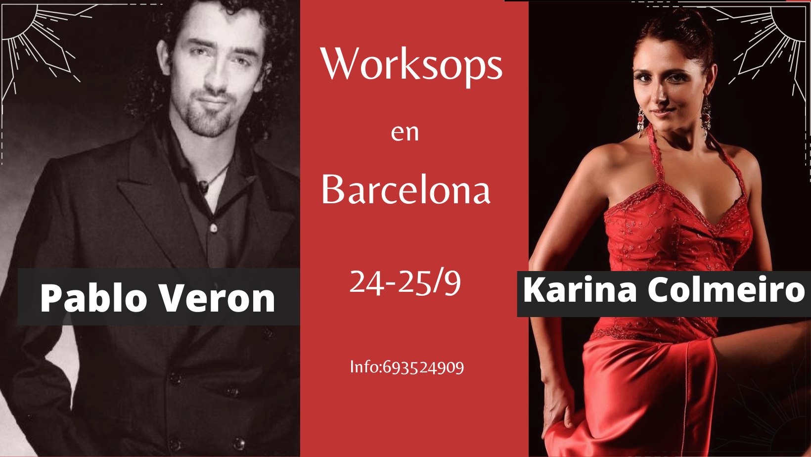 Pablo Veron & Karina Colmeiro intensive Tango Weekend in Barcelona.