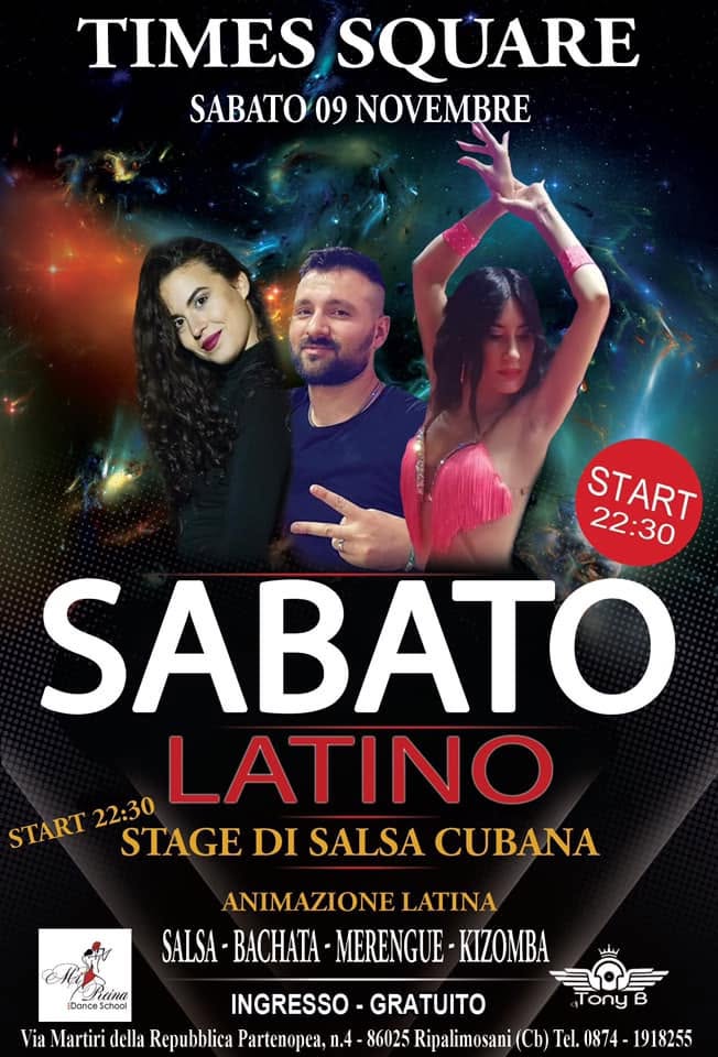*09 Novembre* Sabato Latino >Times Square