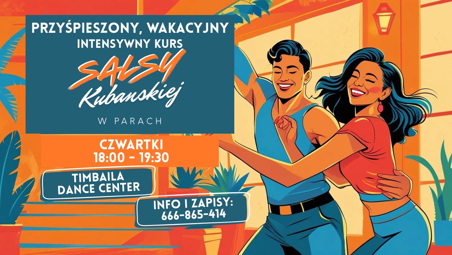 Intensywny, wakacyjny kurs salsy kubańskiej w parach