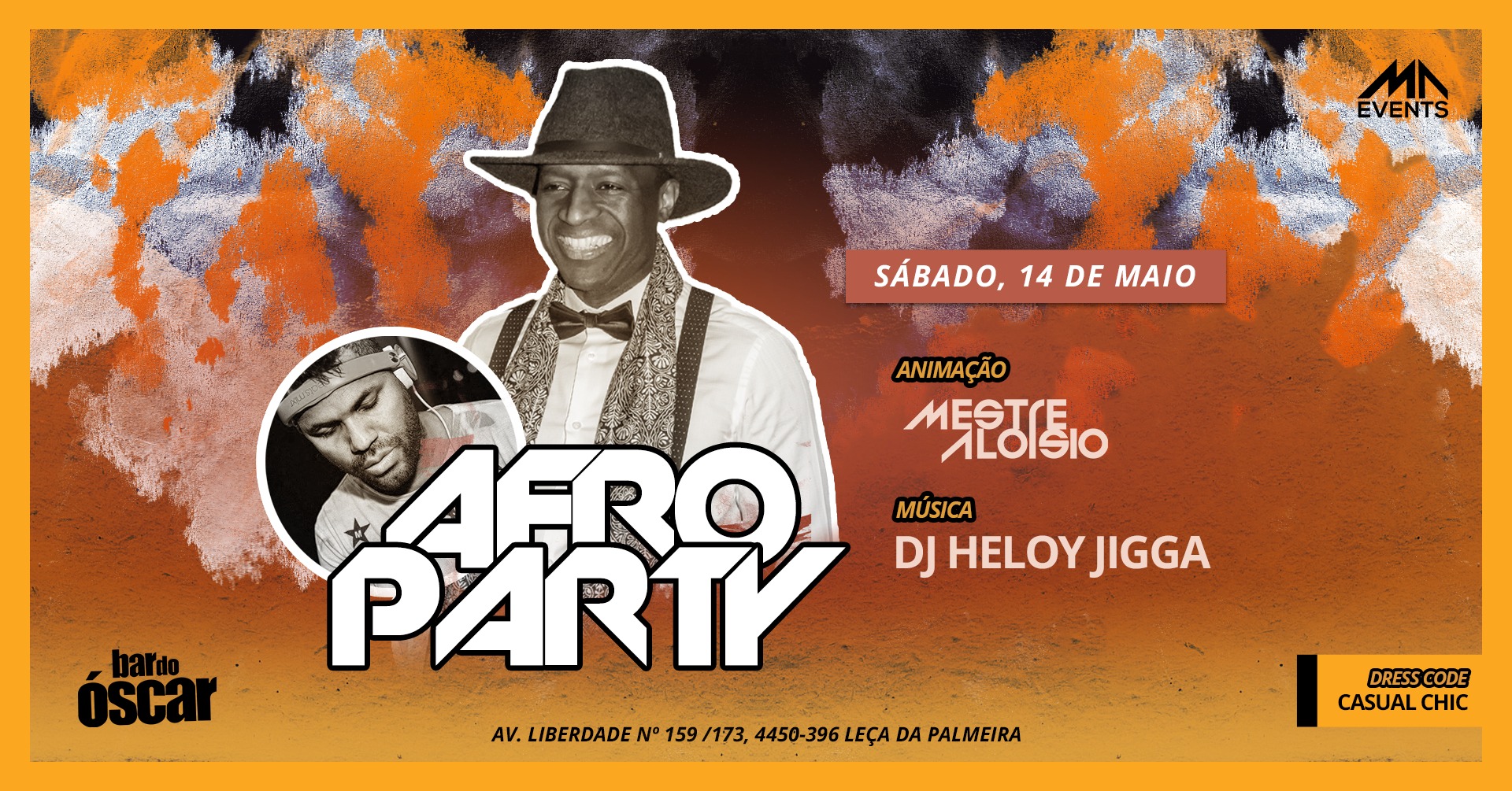 Afro Party c Mestre Aloísio e DJ Heloy Jigga
