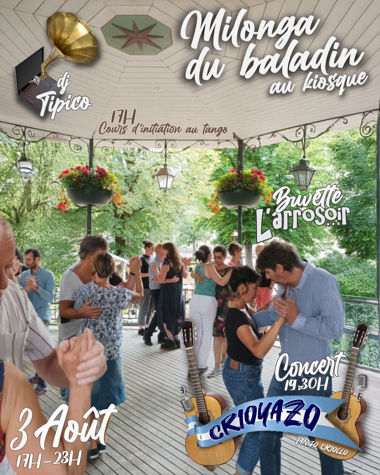 Milonga du baladin. Kiosque de Figeac.