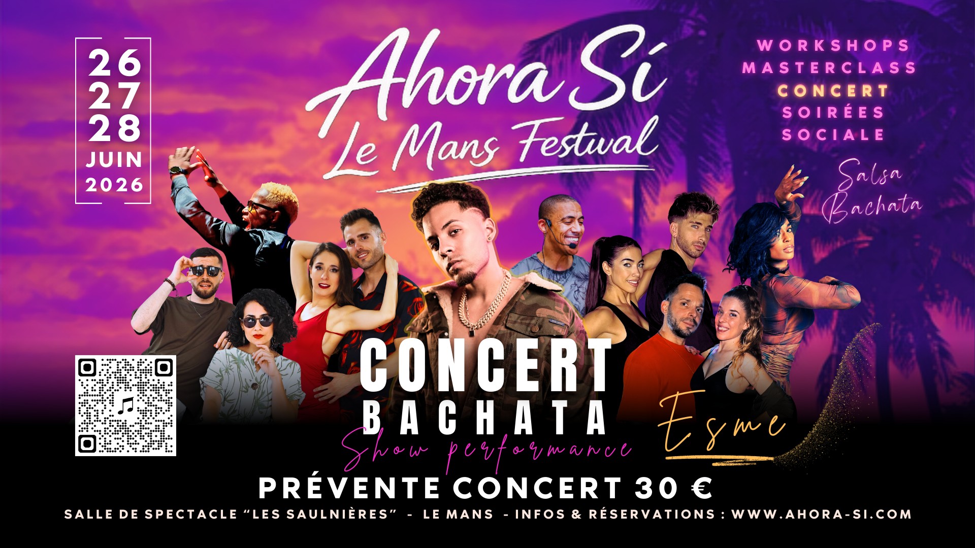 AHORA SI LE MANS FESTIVAL β Concert Stages Masterclass SoirΓ©es β Juin 2026