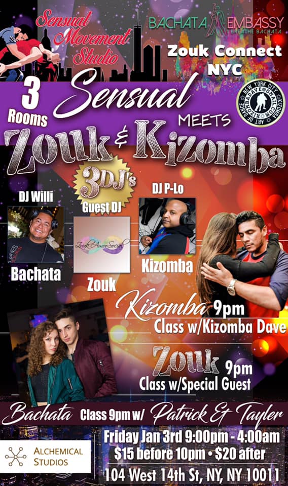 Sensual Bachata meets Zouk and Urban Kizomba!