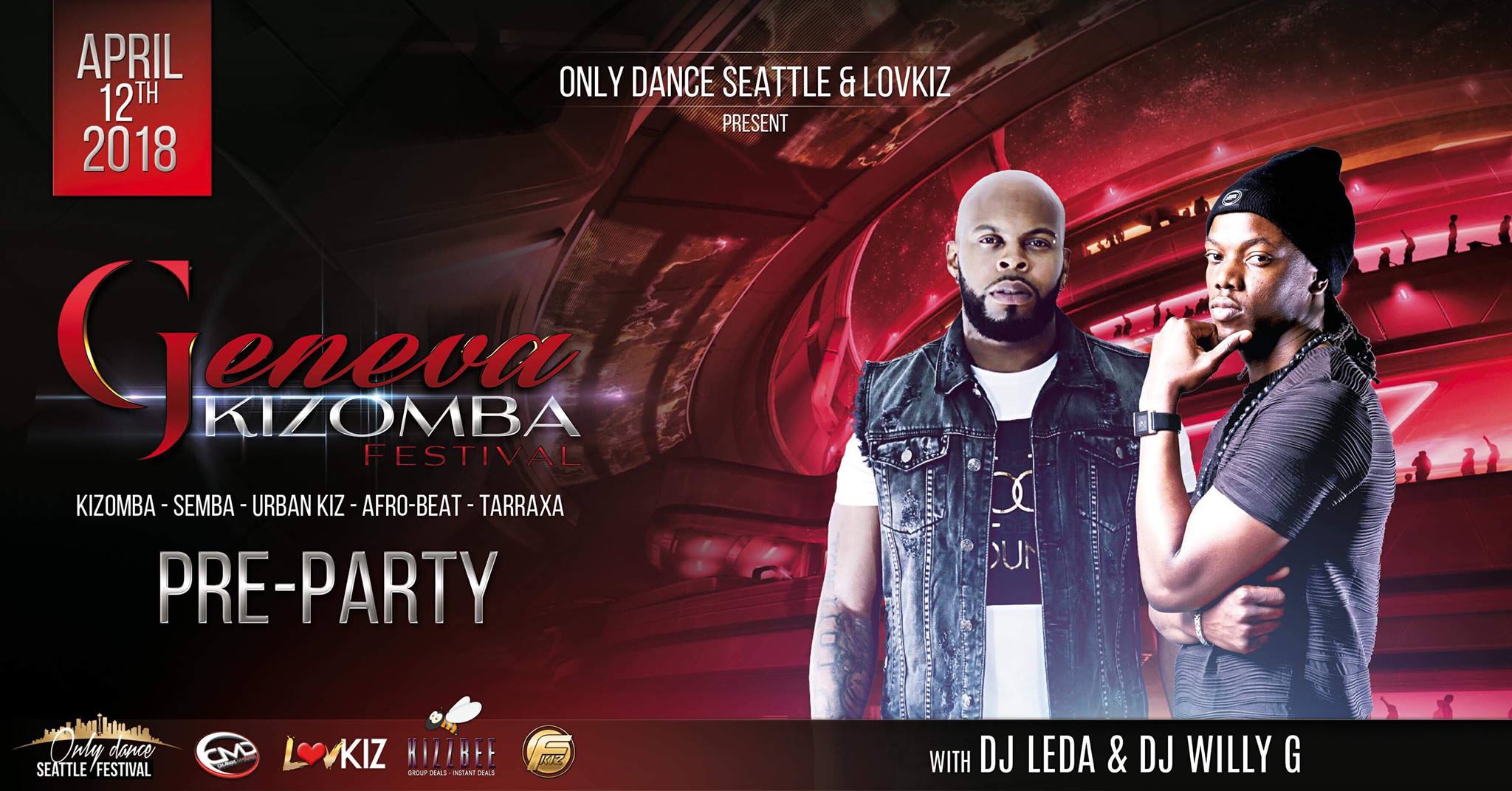 Pre-Party Geneva Kizomba Festival - Dj Leda & Dj Willy G