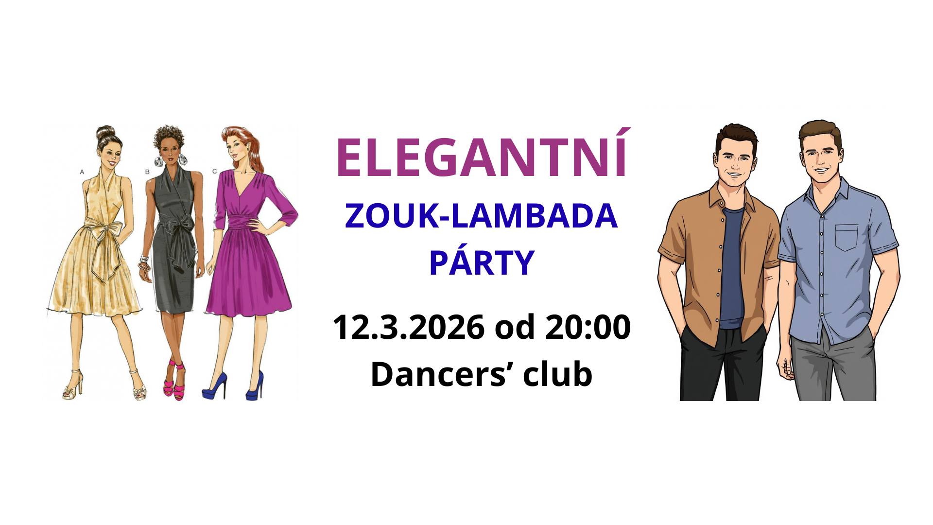 Elegantní ZOUK a LAMBADA párty v DC