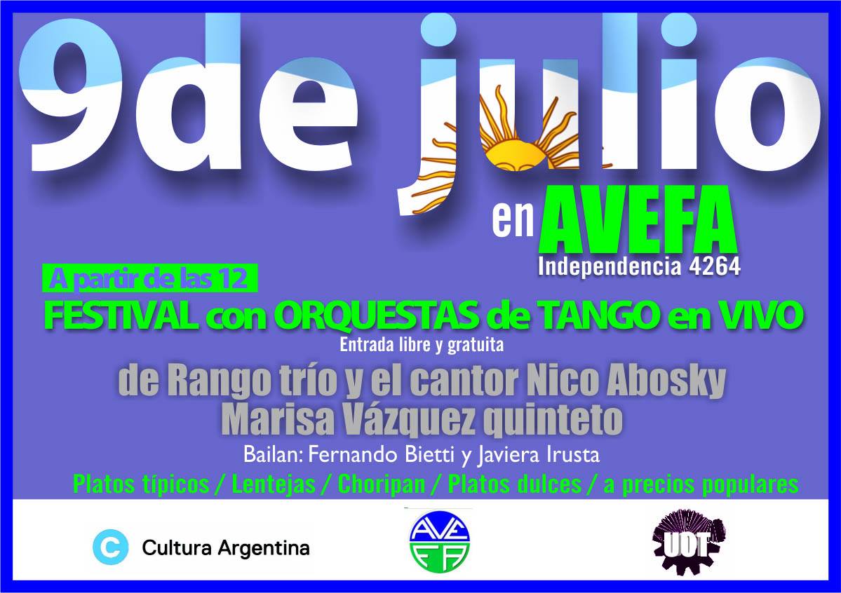 9 de julio en AVEFA