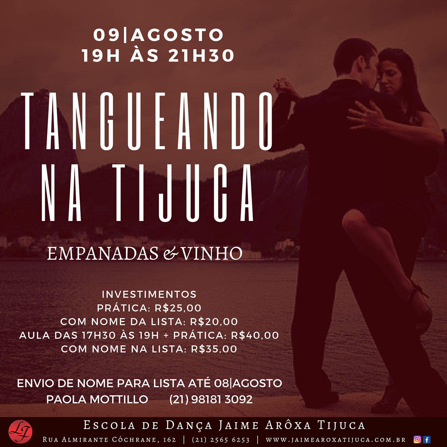Tangueando Na Tijuca • Edição Agosto