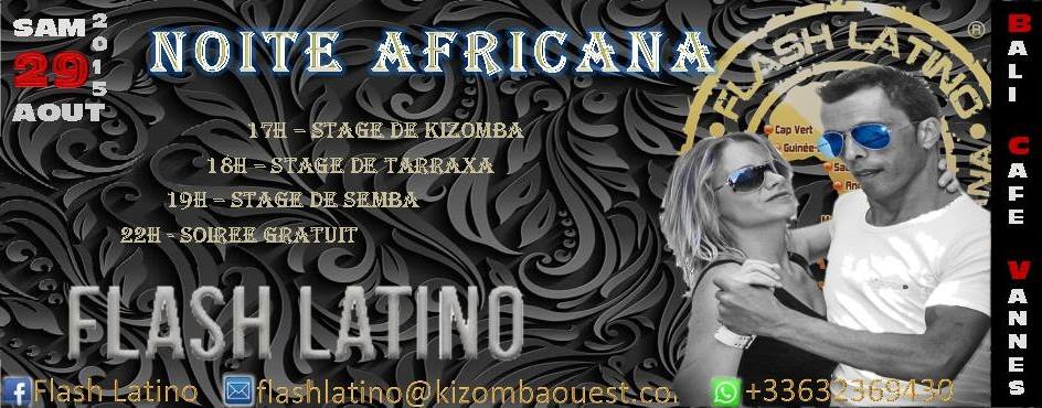 APRES-MIDI STAGES KIZOMBA + SOIREE AFROLATINO AU CAFE BALI LOUNGE BY FLASH LATINO