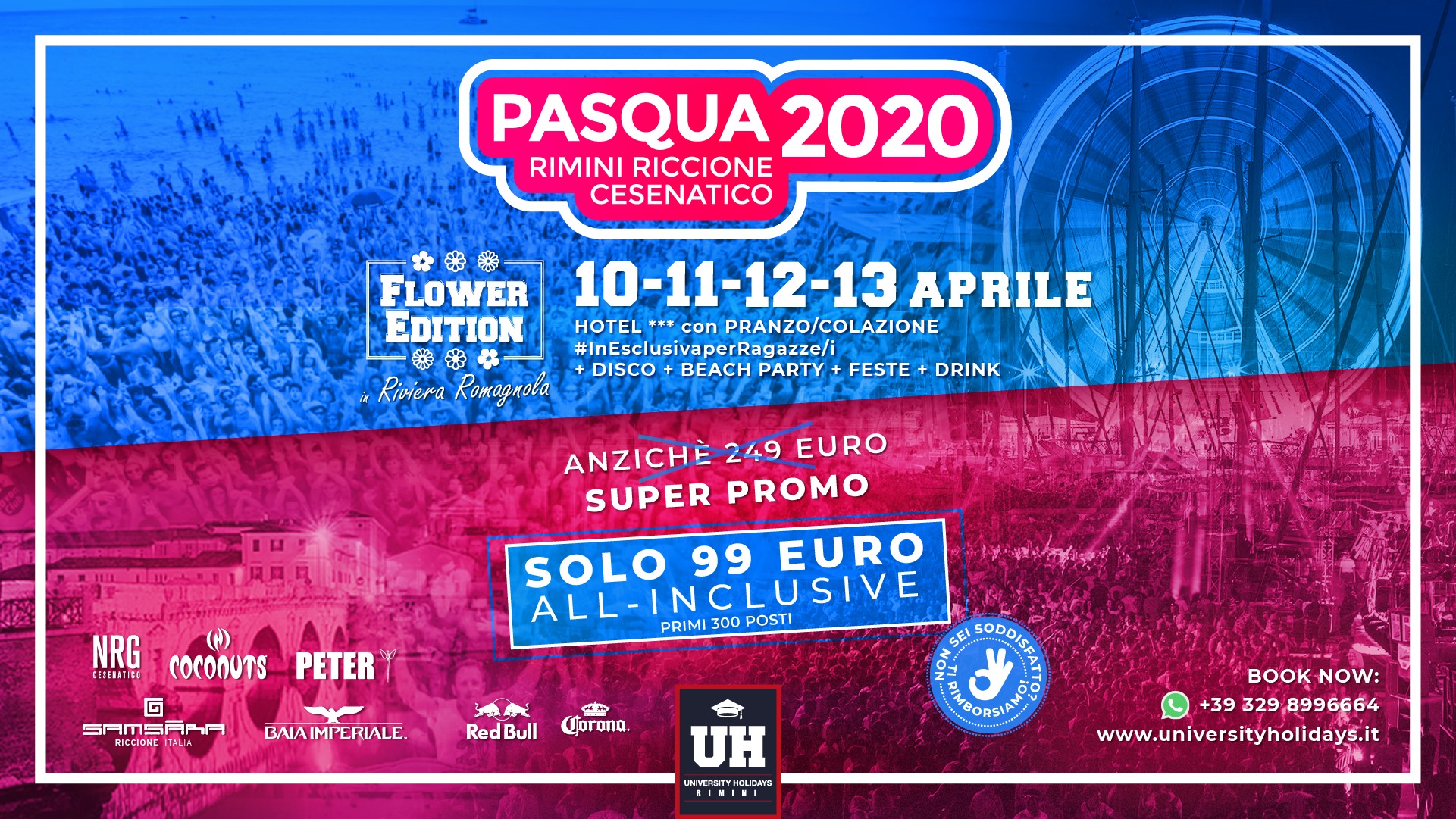 Pasqua in Riviera - Flower Edition SOLO 99 EURO - All Inclusive