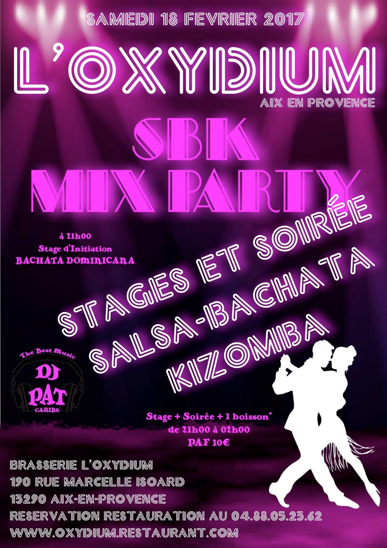 Soirée SBK Mix Party (et Stages)