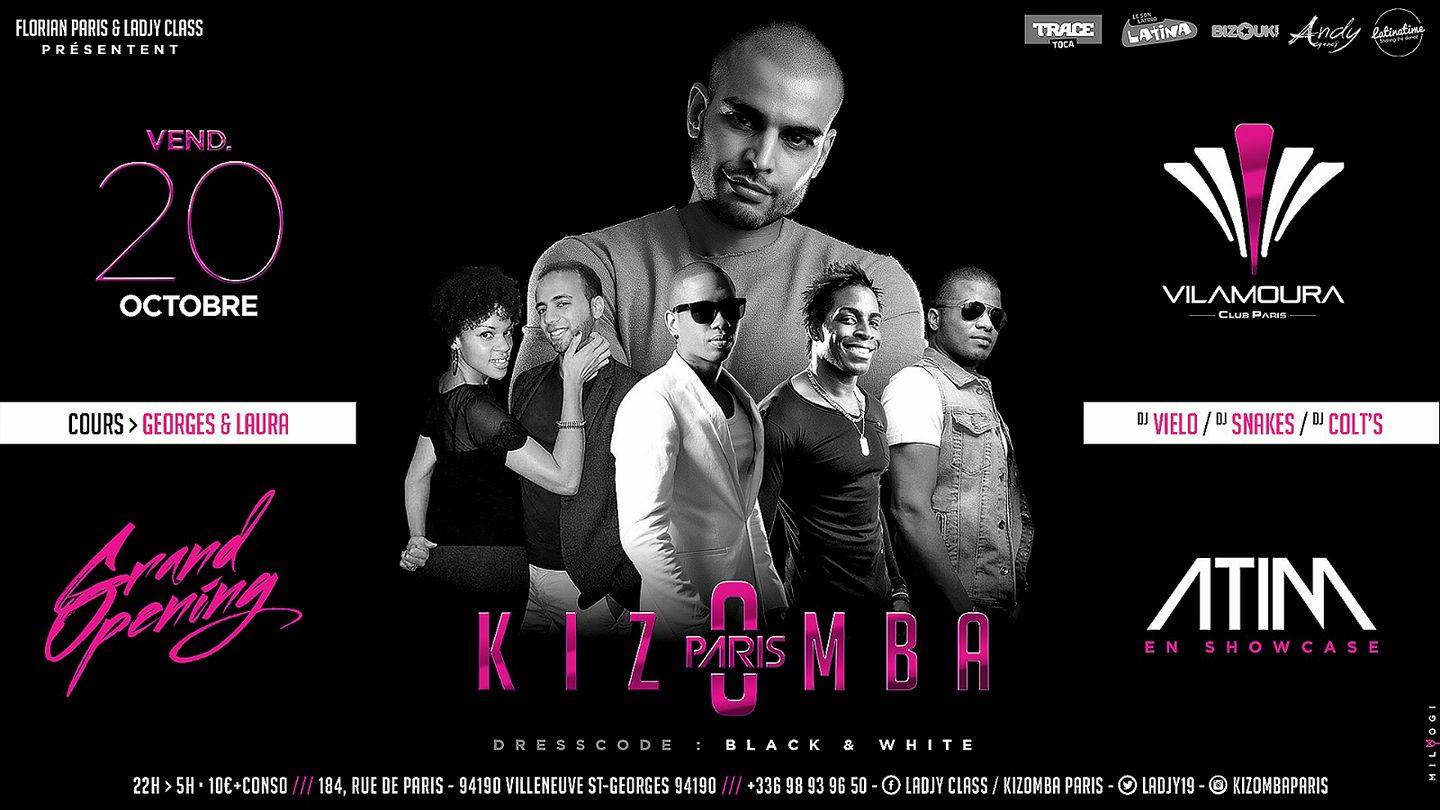 Grand Opening Kizomba Paris - Showcase ATIM
