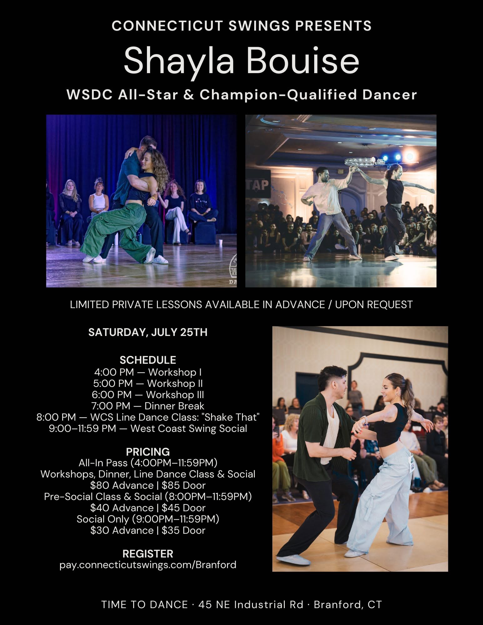 Connecticut Swings: Saturday with Shayla Bouise in Branford