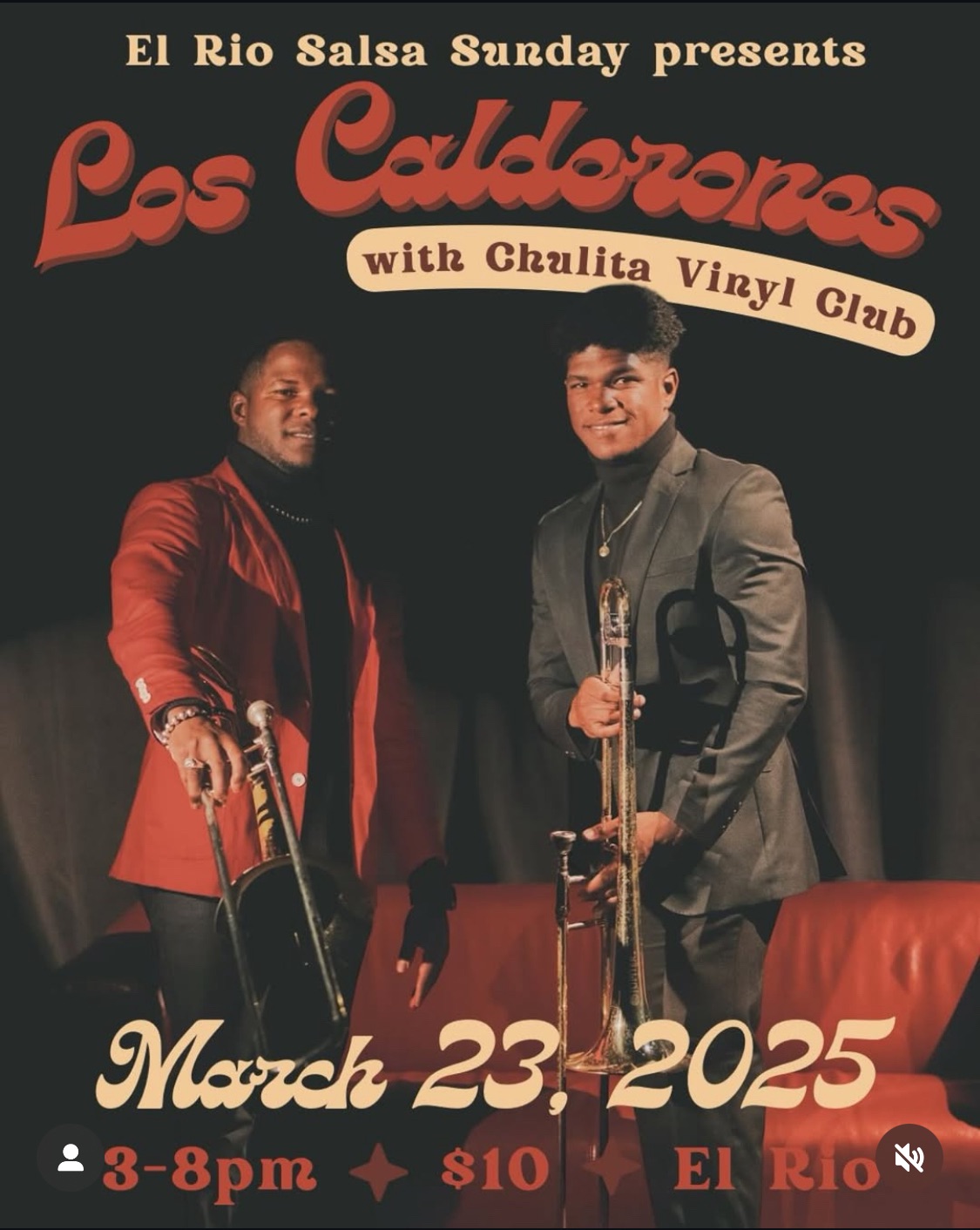 El Rio Salsa Sunday: Los Calderones Live and DJ Sets