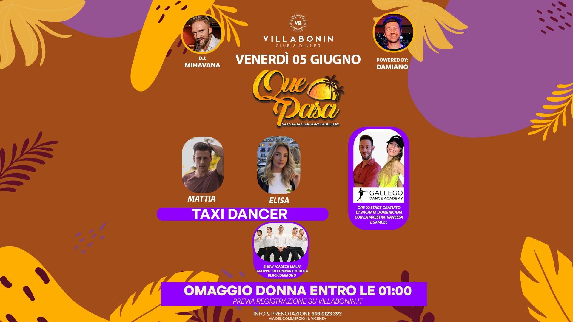QUE PASA - Salsa Bachata Reggaeton @VillaBonin