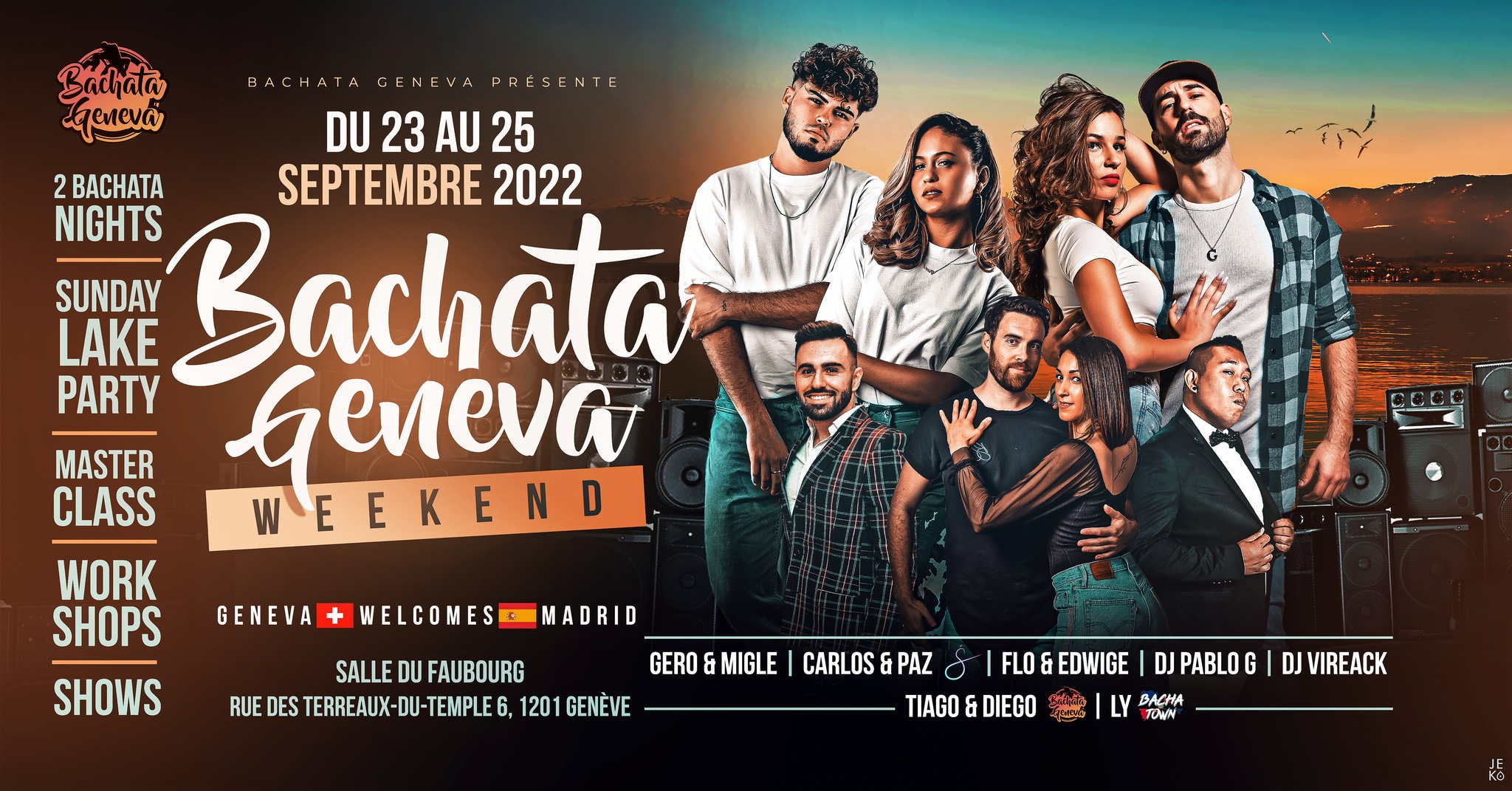 Bachata Geneva Weekend 2022 - Geneva Welcomes Madrid
