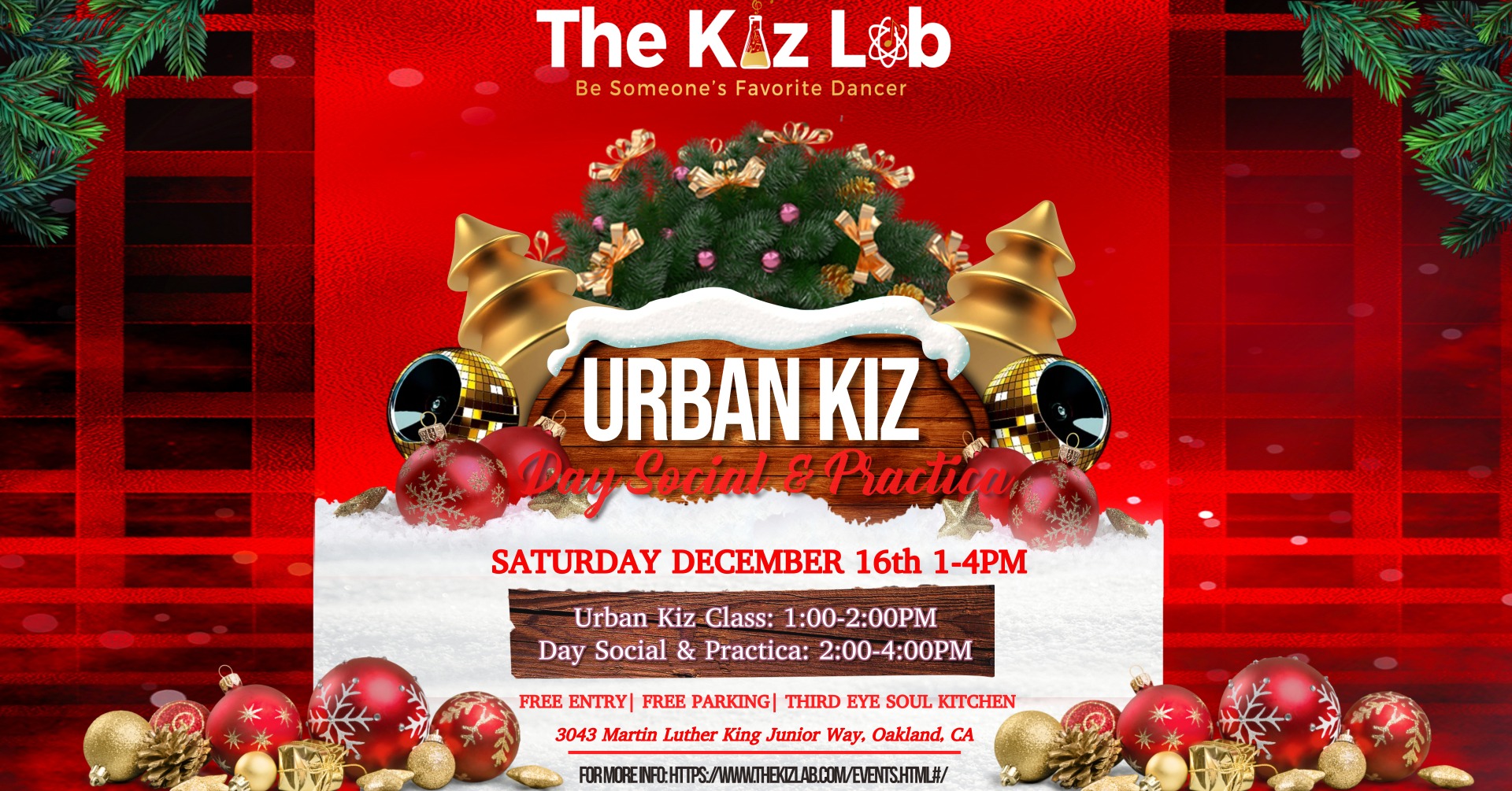 December Day Social & Practicá - Urban Kiz, Tarraxo, Hip-Hop, and RnB