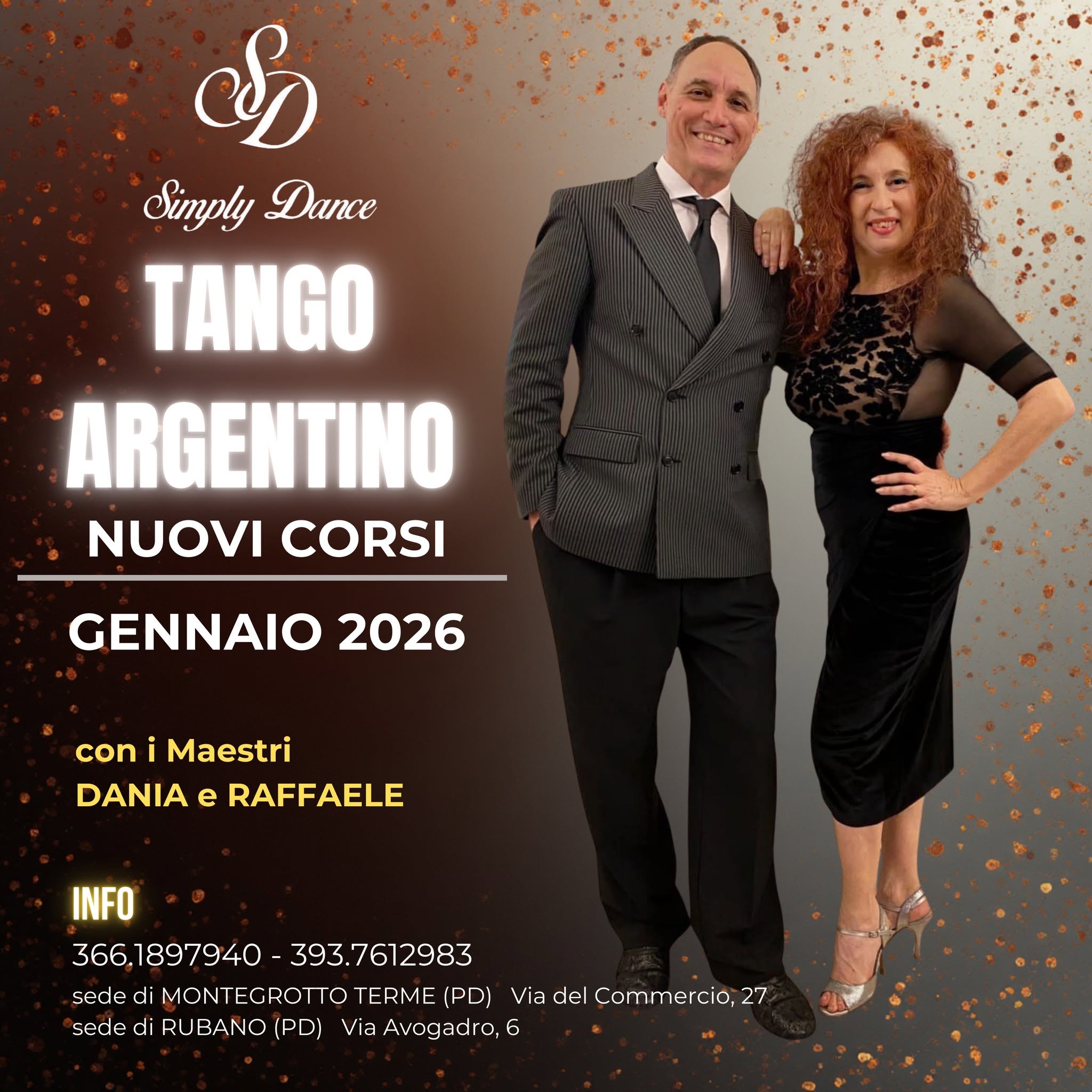 TANGO ARGENTINO - Nuovi corsi gennaio 2026