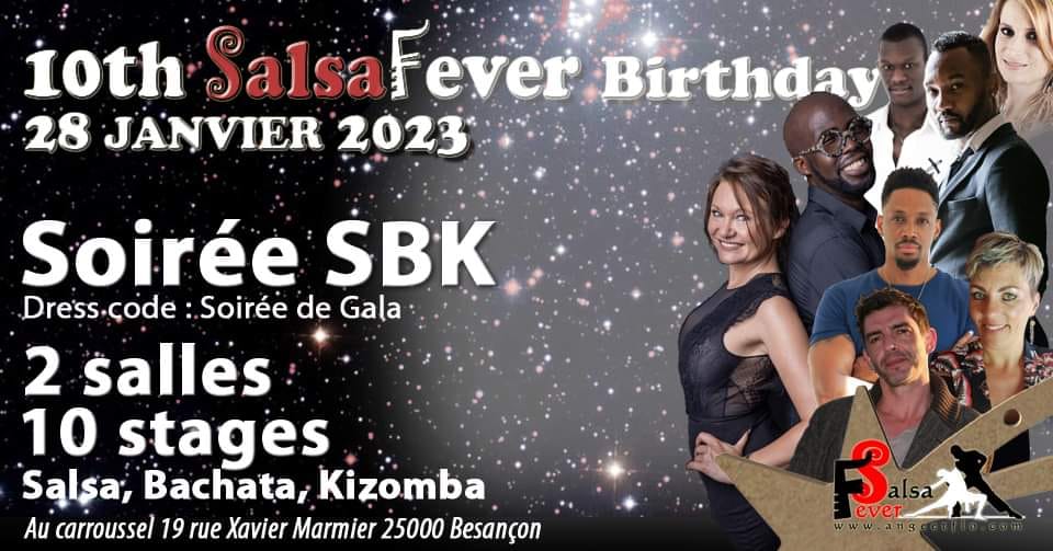 Salsafever Birthday 10th : 10 stages + soirée 2 salles !