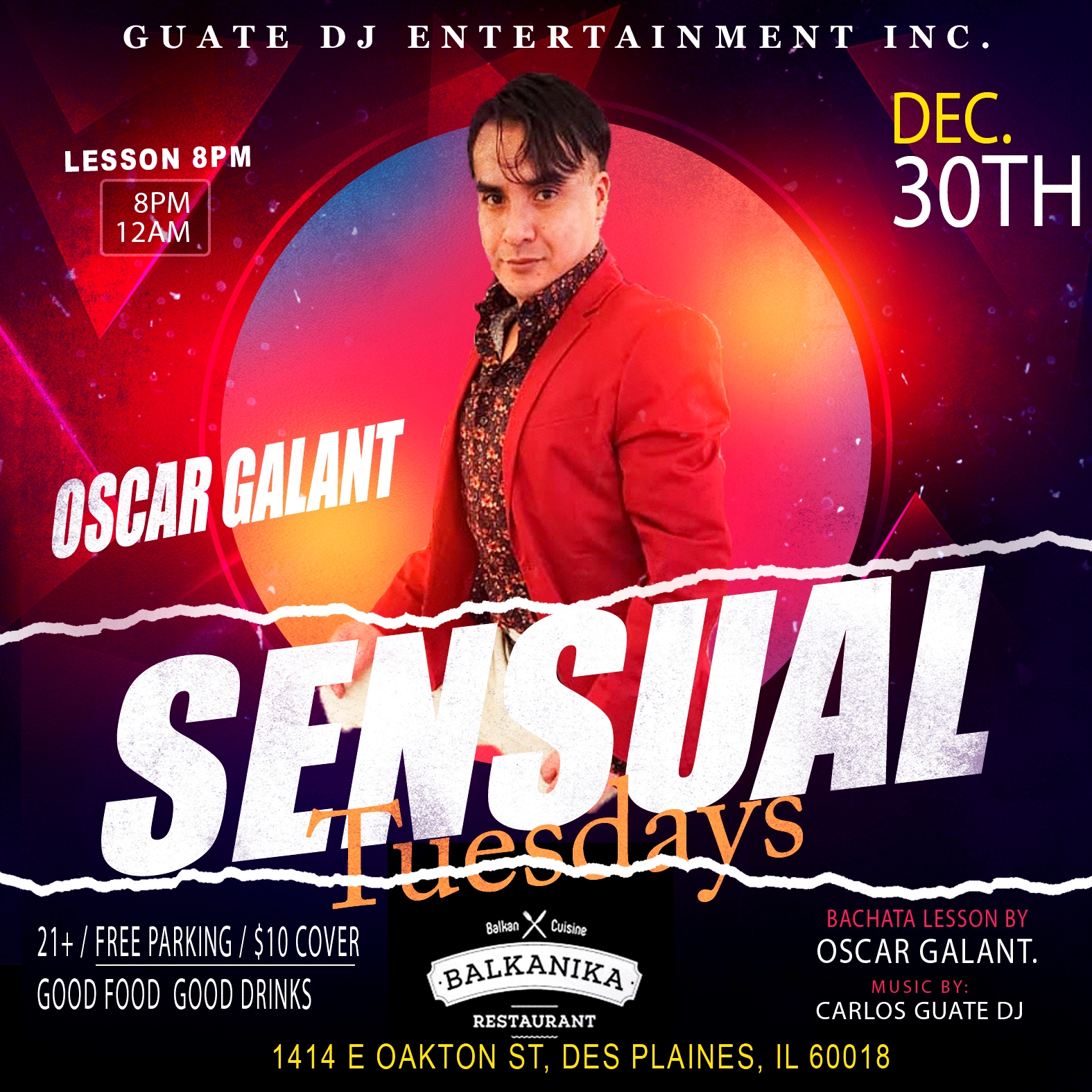Sensual Tuesdays - Balkanika Silver & Black Party