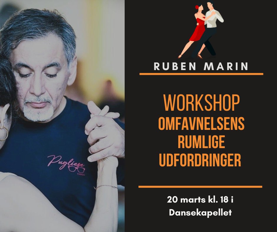 Workshop med Ruben Marin "Omfavnelses rumlige udfordringer"