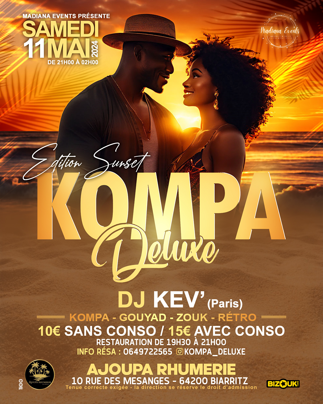 KOMPA DELUXE "ÉDITION SUNSET" A BIARRITZ