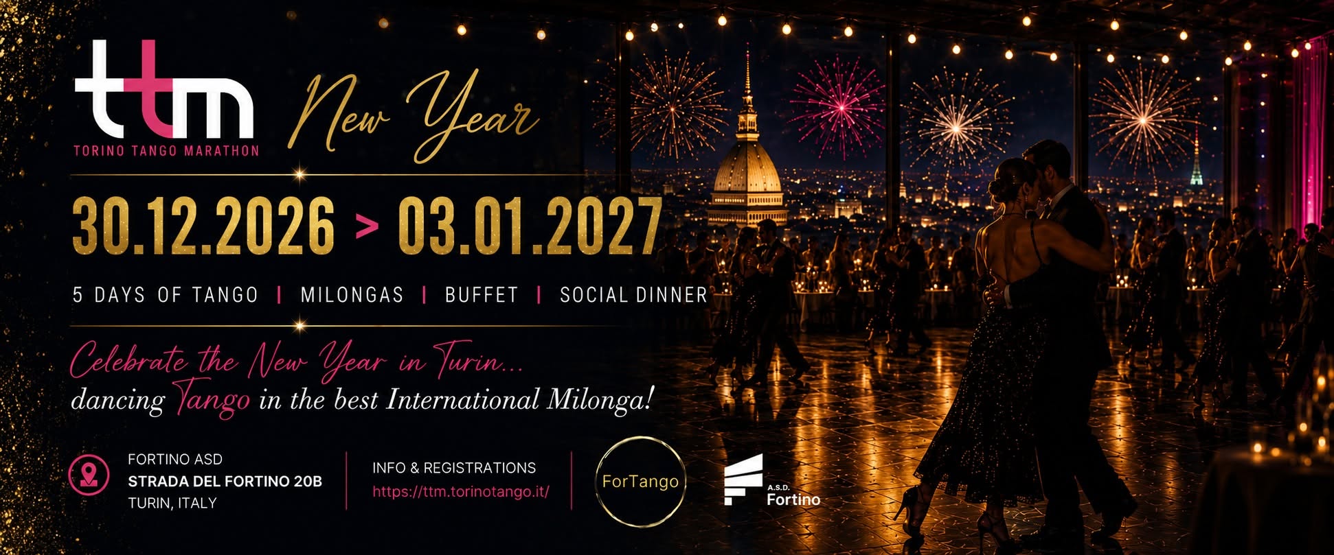 Torino Tango Marathon 6 ed. New Year's Eve