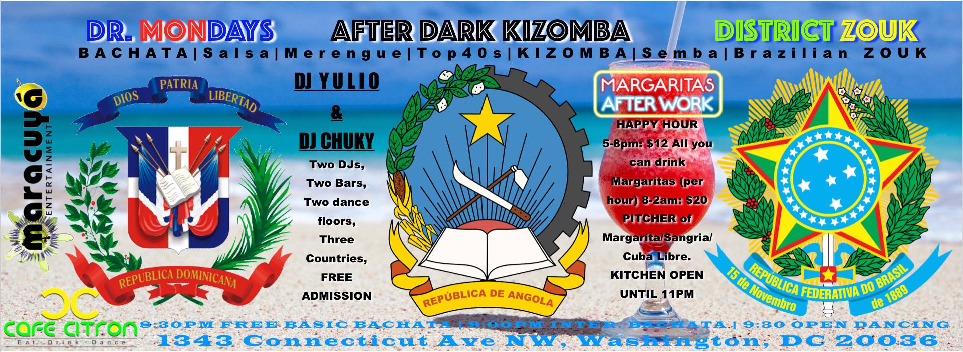 DR Mondays + After Dark Kizomba Zouk Feat. *DJ Yulio & DJ Selo*