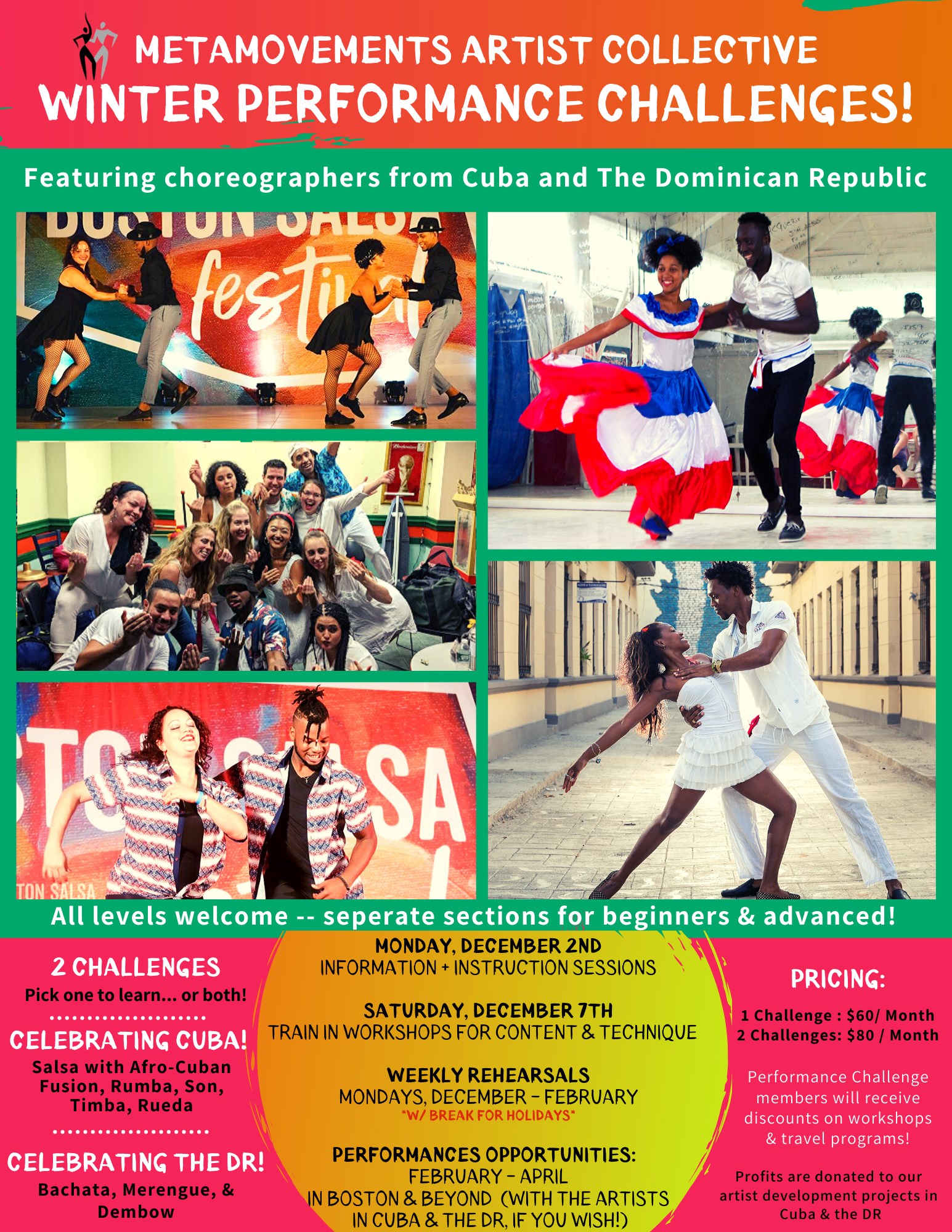 MetaMovements Winter Performance Challenge - Cuba & the DR!