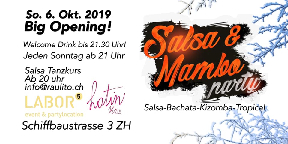 Salsa & Mambo jeden Sonntag Zürich