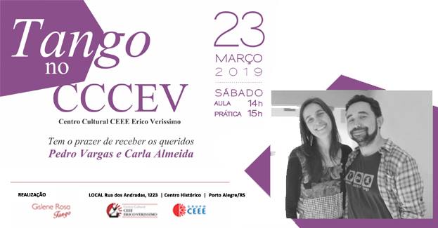 Tango no CCCEV com Pedro Vargas e Carla Almeida