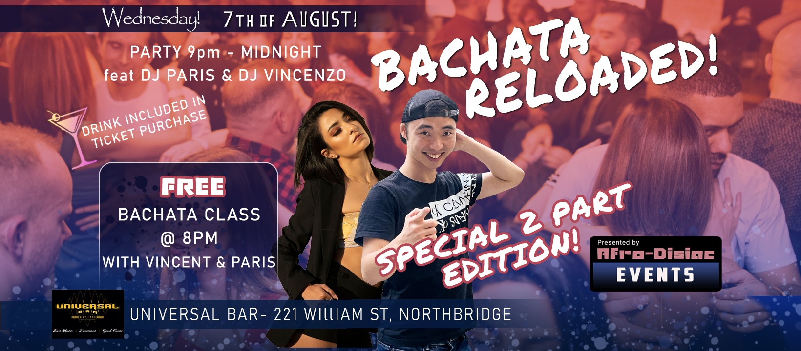 Bachata Reloaded- August 2024! Take 2!