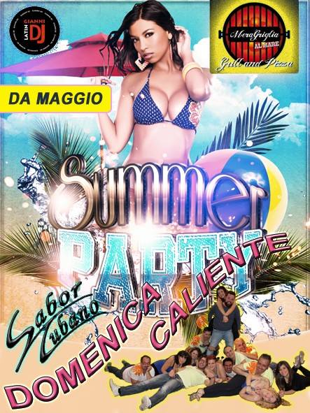 2015... DOMENICA al meragriglia in riva al mare è..... SUMMER PARTY ,Domeni