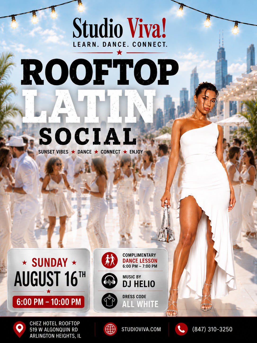 3rd Sunday Rooftop Social - White Party